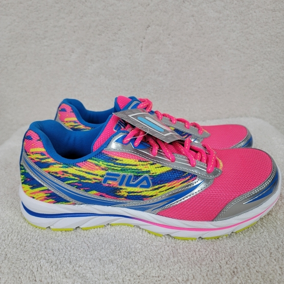 Fila Multi Color Women's Tempera Cool Max Memory Road Running Sneaker Sz 9.5 NEW - Picture 2 of 12